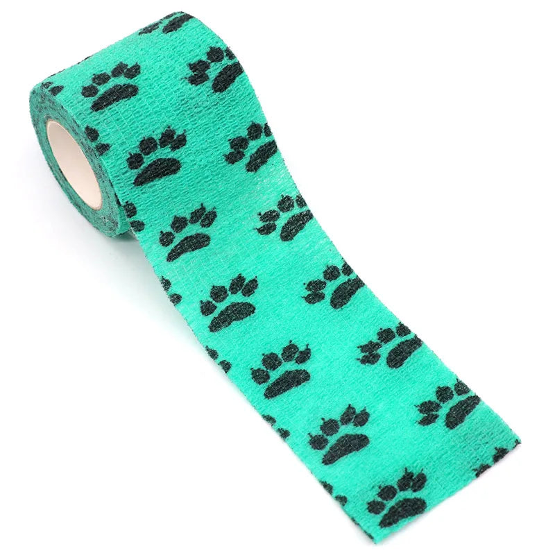 6PCS Pet Puppy Leg Wraps – Self-Adhesive Anti-Dirt Bandages for Dog Feet Protection During Outdoor Walks