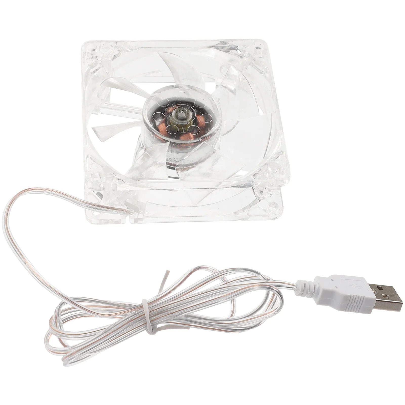 USB Cooling Fan for Hamster Cage – Portable Transparent Fan for Small Pet Enclosures