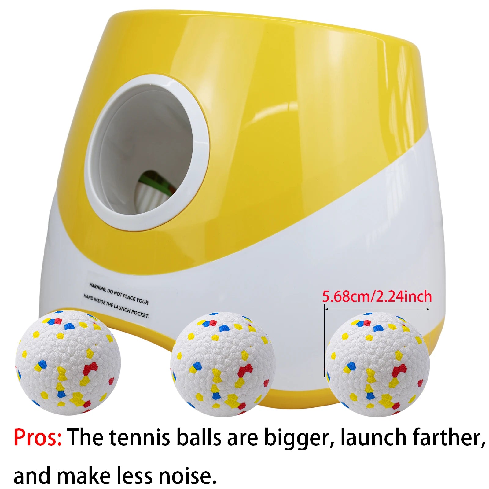 🎾 Dog Ball Thrower Launcher – Interactive Tennis Ball Launcher for Indoor & Outdoor Play