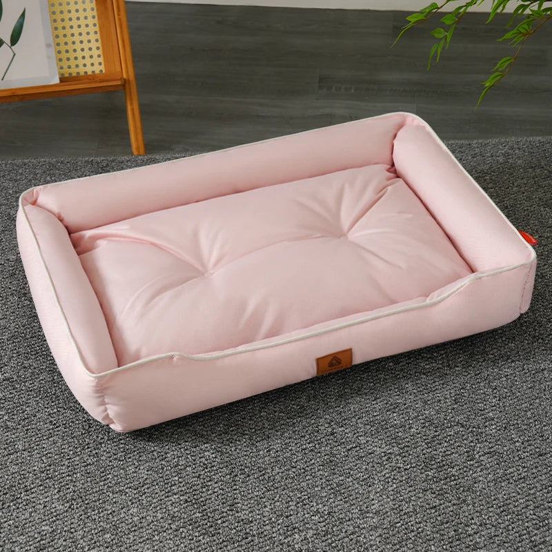 Waterproof Dog Bed – All-Season Oxford Fabric Pet Bed with Thickened PP Cotton Filling