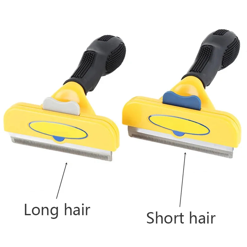 🐶 Dogs & Cats Hair Shedding Massage Comb – Pet Grooming Brush for Hair Removal & Massage
