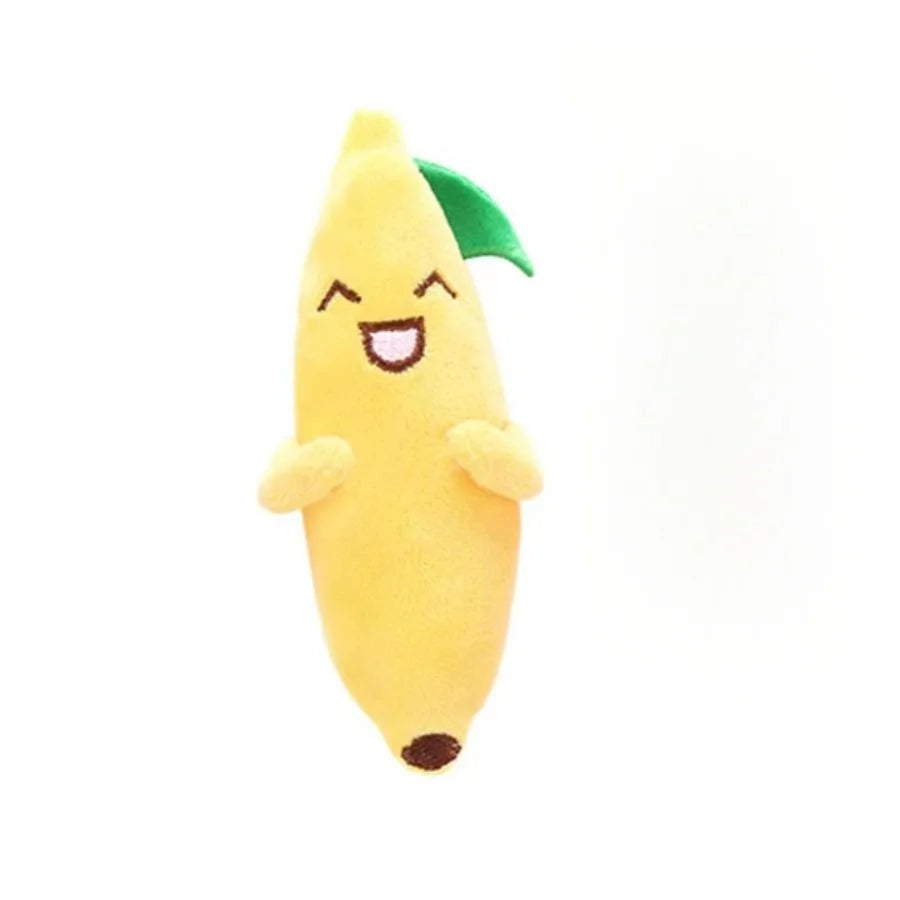 Cartoon Plush Cat Molar Bite Toy – Interactive Chew Toy for Cats