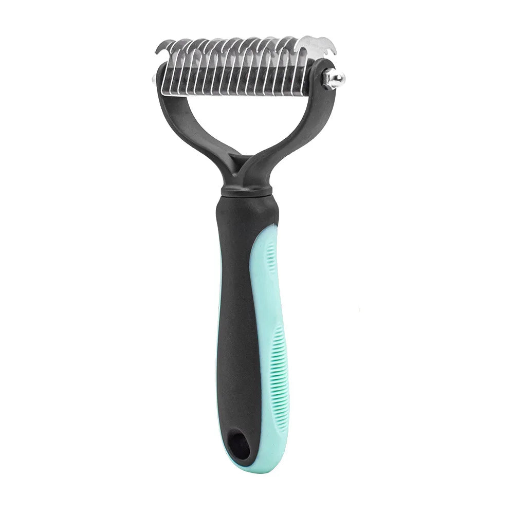 All-in-One Dog & Cat Hair Remover Brush – Grooming Comb for Long, Short & Curly Hair