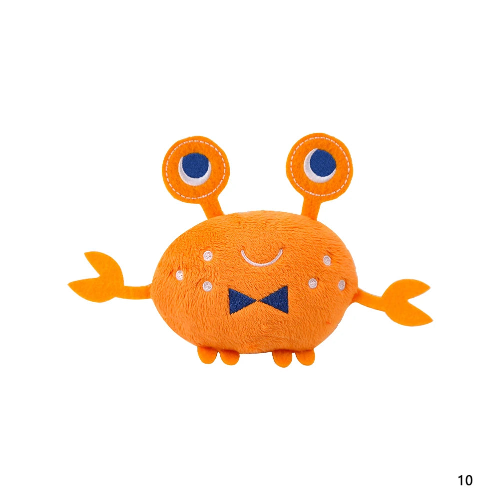 🐶 1Pc Pet Toys Fruit & Animal Cartoon Plush Squeaky Toy 🍓🐾