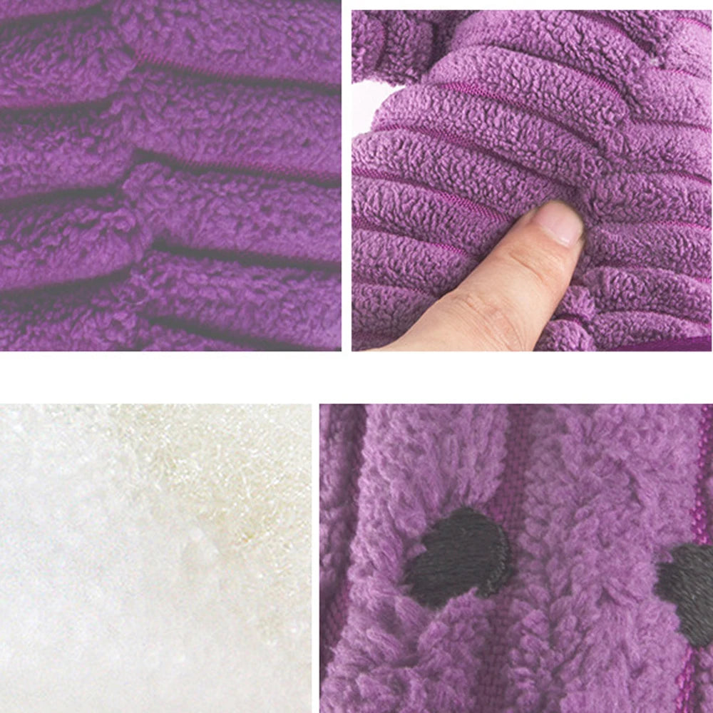 Purple Donkey Plush Dog Toy – Squeaky Puppy Play 🐶🟣