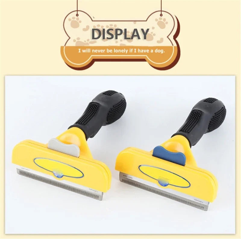 🐶 Dogs & Cats Hair Shedding Massage Comb – Pet Grooming Brush for Hair Removal & Massage