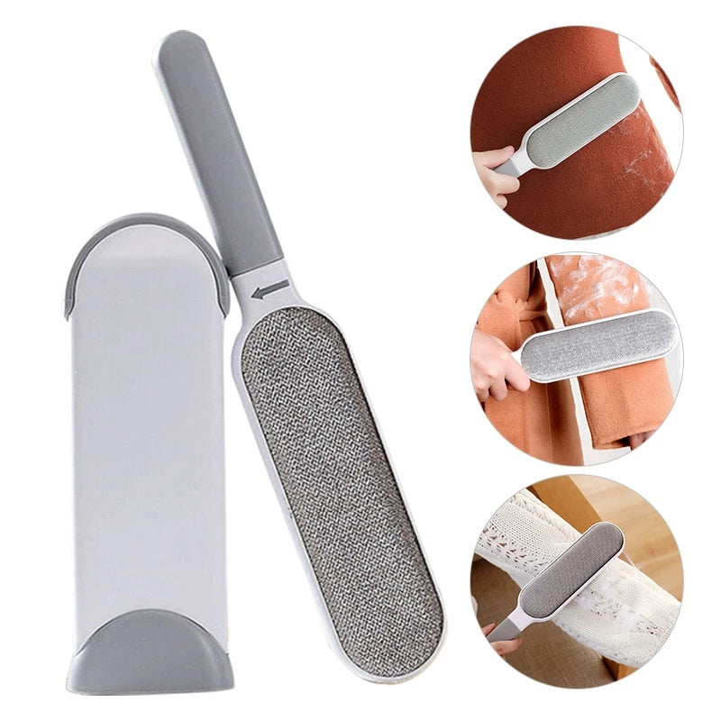 Reusable Pet Hair & Lint Remover 🐾 Manual Cleaning Brush