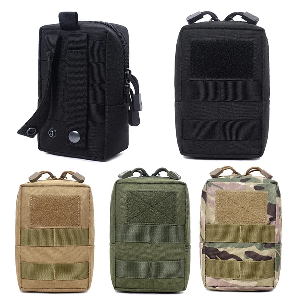 🎒 3Pcs Dog Tactical Bags Set – Molle Pouches & Bottle Holder for Harness Vests 🐾