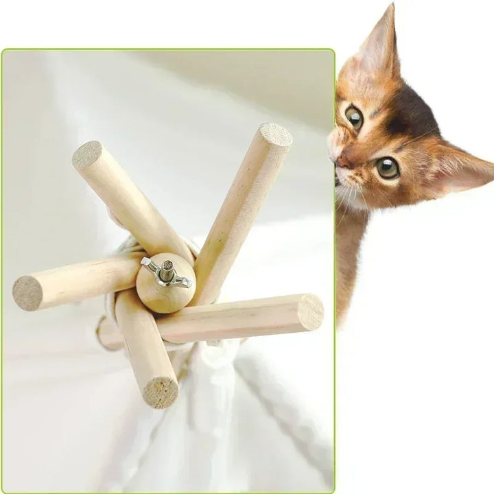 Pet Teepee Tent with Cushion – Washable Portable Indoor Dog & Cat House with Blackboard