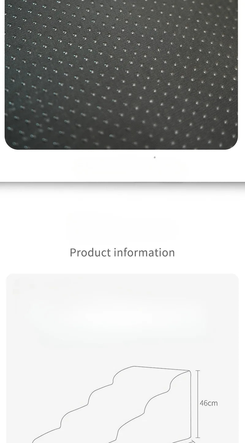 Pet Ramp Stairs – 2/3 Step Dog & Cat Ladder with Washable Cover