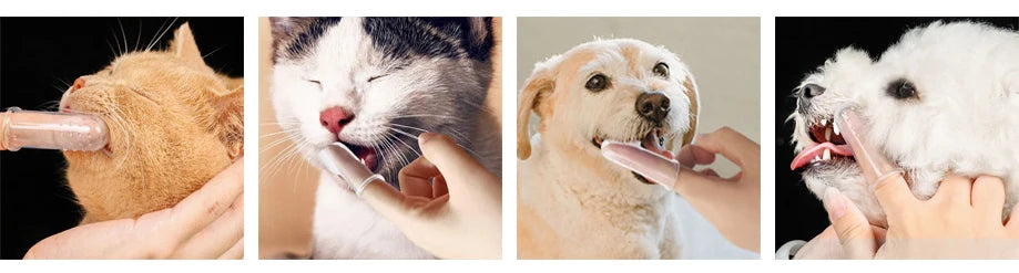 Silicone Soft Pet Finger Cuff Toothbrush
