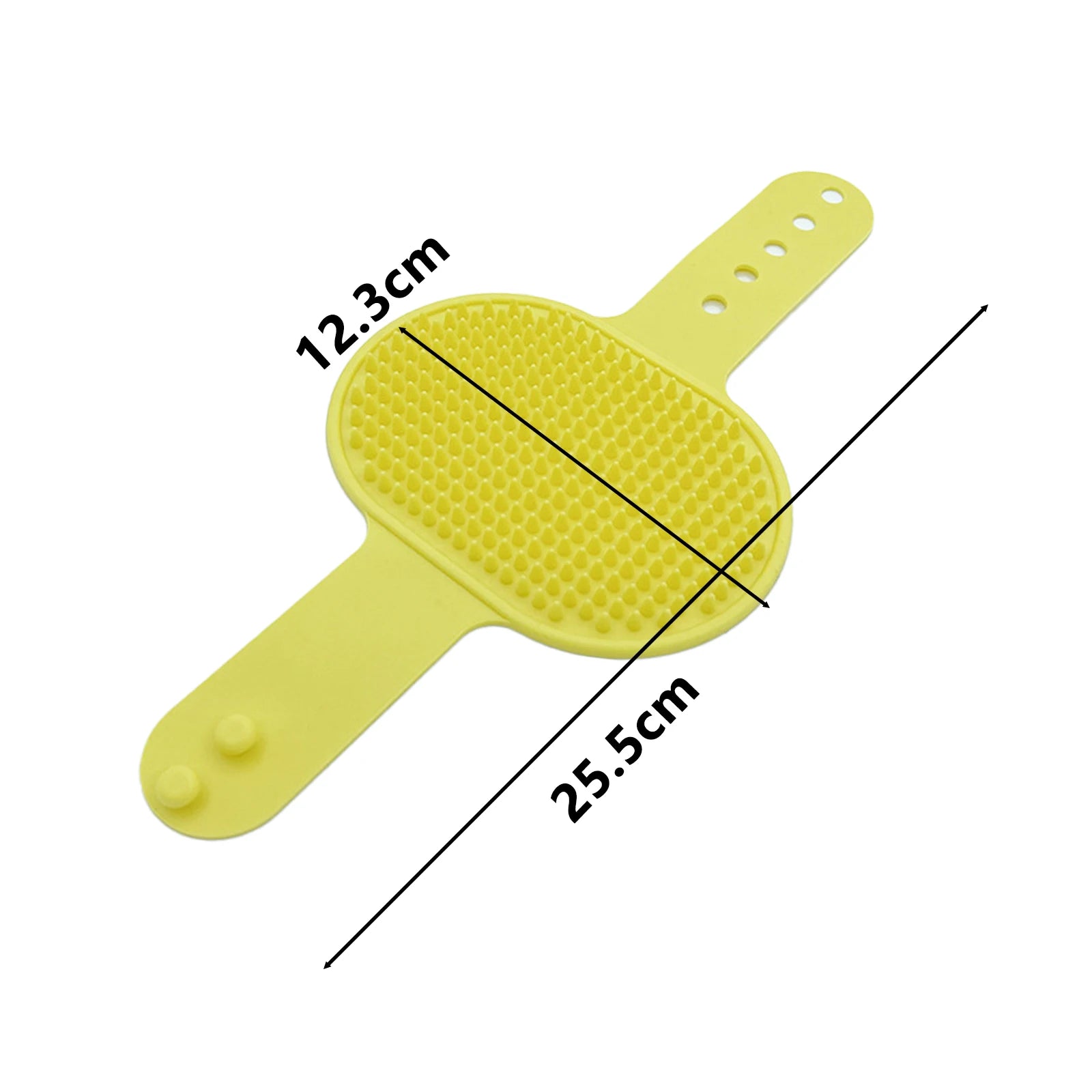 Soft Rubber Pet Grooming Brush – Hair Removal & Massage Glove for Dogs and Cats