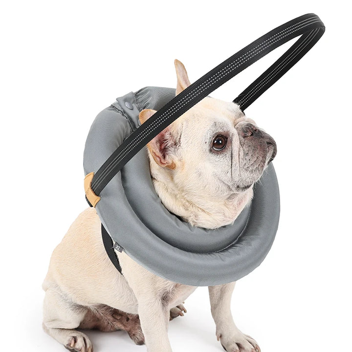 Blind Dog Collar Safety Harness – Adjustable Reflective Anti-Collision Guide Ring for Blind Dogs & Cats