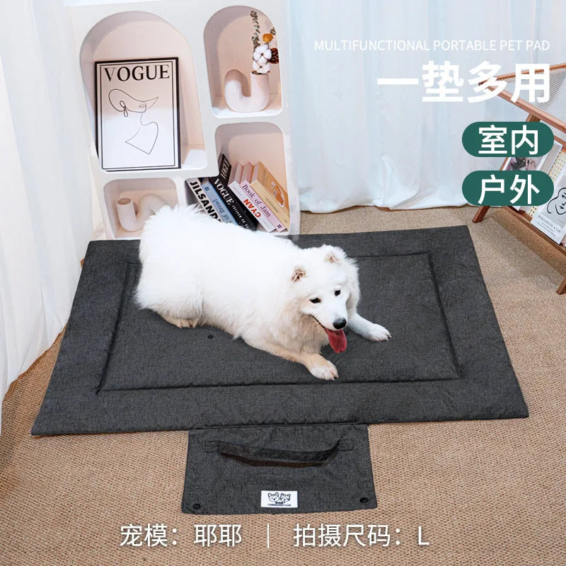 Waterproof Foldable Pet Mat – Portable Dog Bed Blanket for Outdoor & Indoor Use