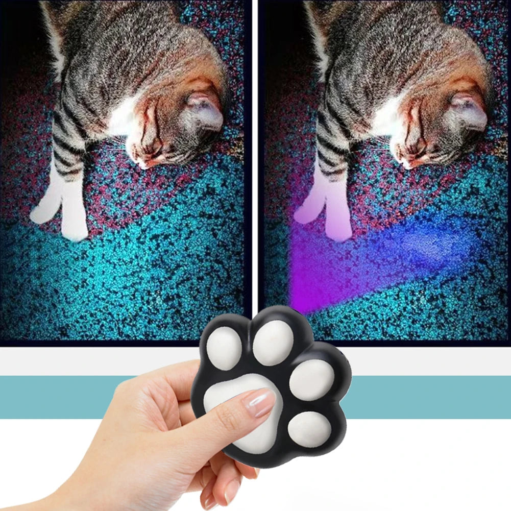 USB Rechargeable LED Laser Cat Toy – Interactive Pattern Light for Kitten Training & Play