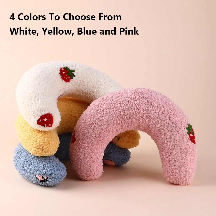 Little U-Shaped Pillow for Cats & Small Dogs – Fashion Neck Protector & Deep Sleep Headrest