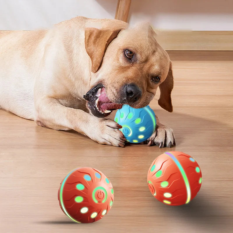 🎾 Automatic Bouncing & Rolling Smart Interactive Pet Toy Ball 🐾💡