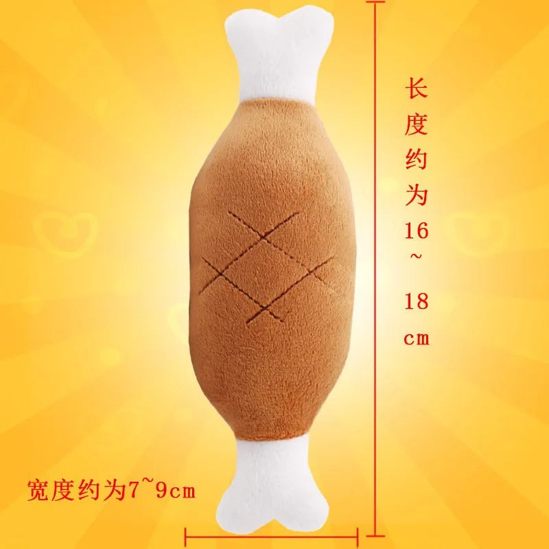 Plush Squeaky Elephant, Duck & Pig Dog Toys – Soft Chew Toys for Dogs & Cats, Durable Funny Molar Fleece Toys for All Pets