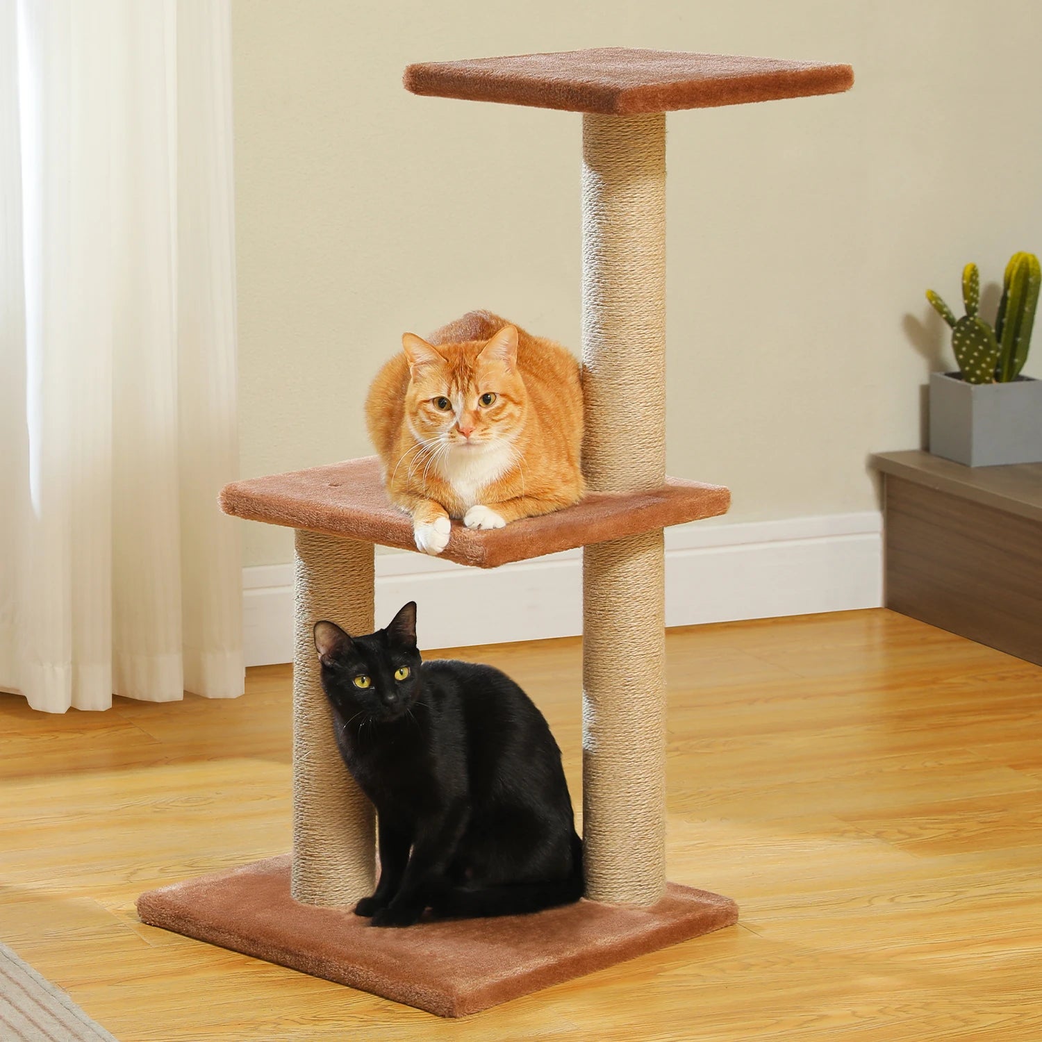 Cat Tree Tower – Scratching Posts, Hammock & Perch