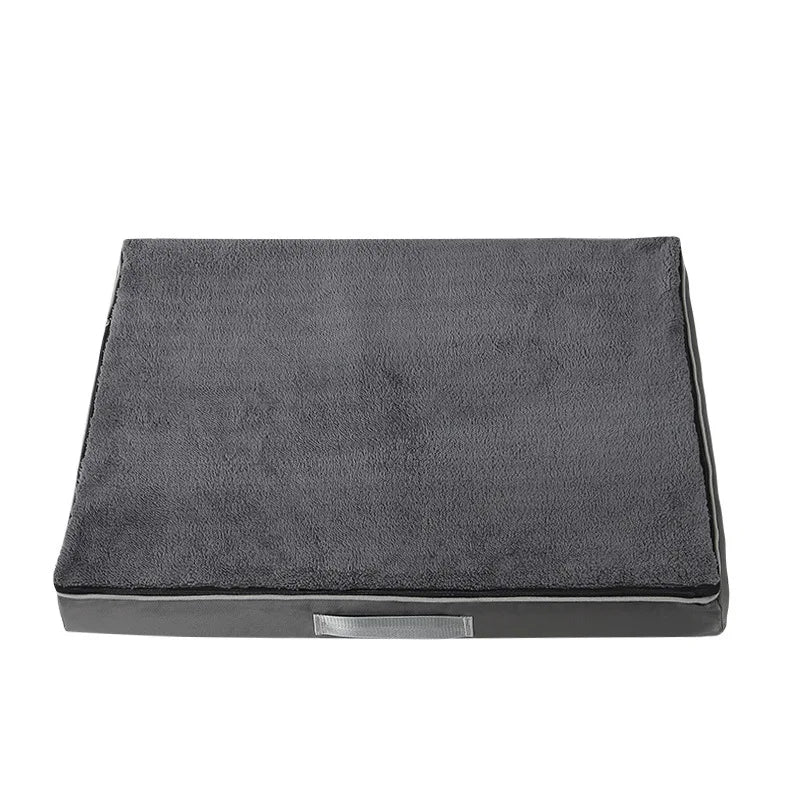 Large Elastic Sponge Dog Bed – All-Season Washable Pet Sofa Mat for Medium & Large Dogs, Cat Cushion Nest with Non-Slip Base