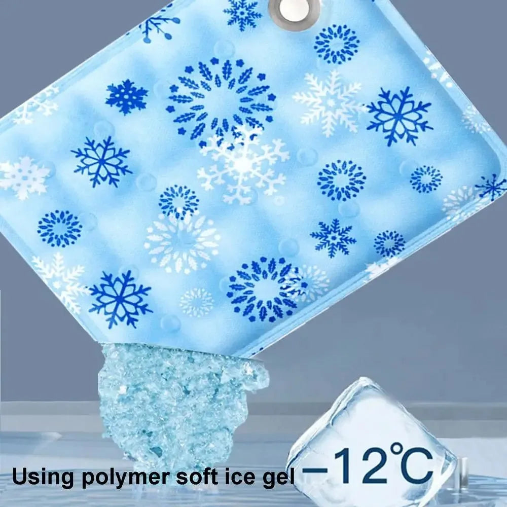 Cooling Pet Bed Mat – Breathable Summer Sleeping Pad for Cats & Dogs, Soft Cushion for Crate, Floor, or Kennel