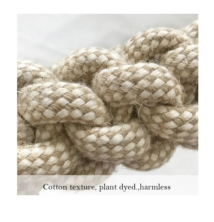 Knot Chew Toy – Teeth Cleaning & Interactive Play for Pets 🪢🐾