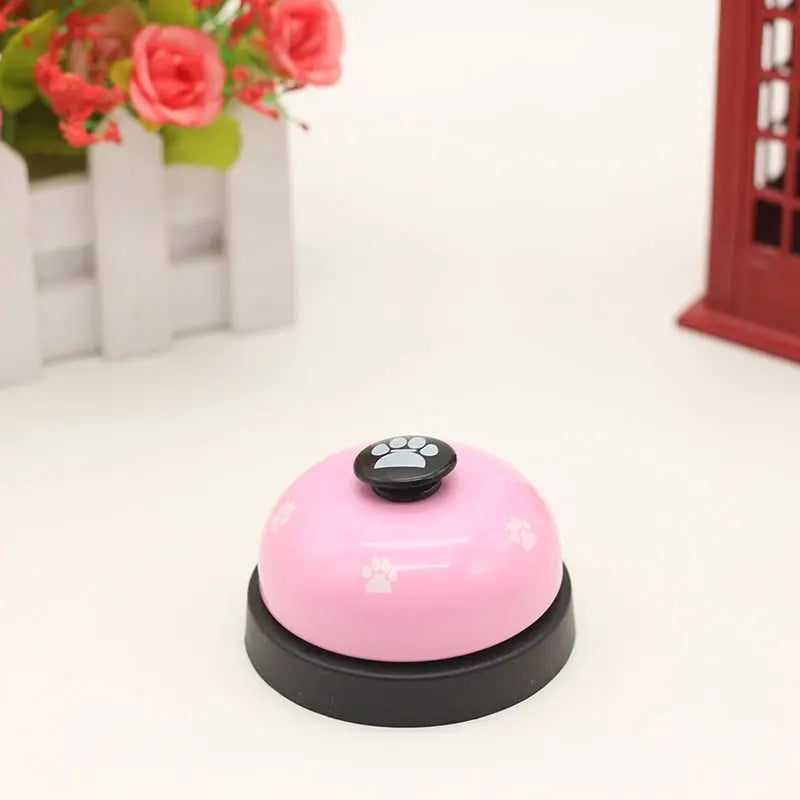 1pc Small Bell Footprint Dog Training Toy – Interactive Puppy Chew Toy for Teddy & Small Dogs