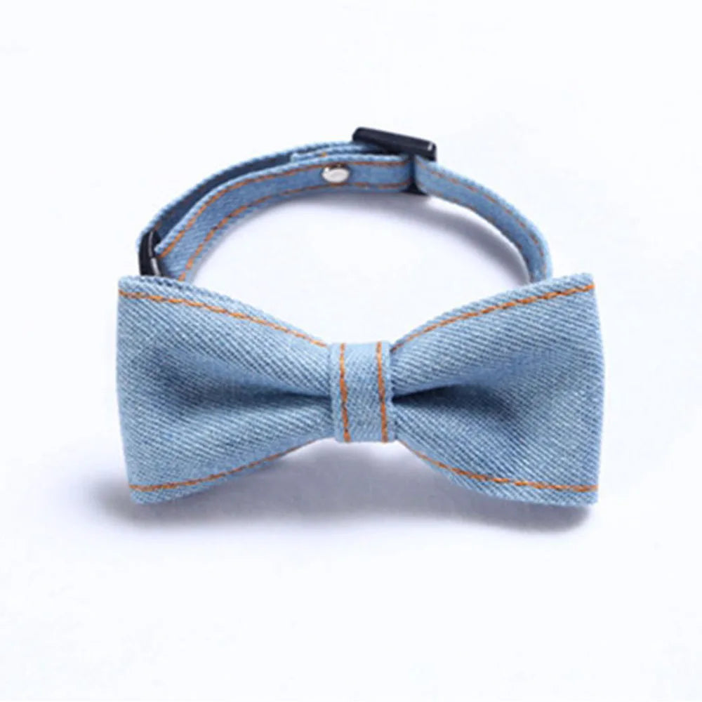 Adjustable Pet Bow Tie – Formal Breakaway Neck Tie Collar for Small Dogs & Cats