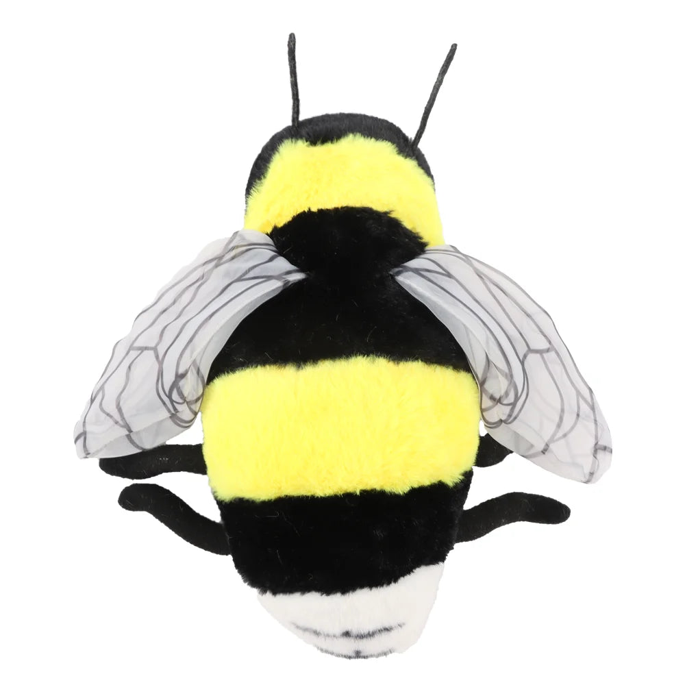 🐝 Lifelike Bee Plush Toy – Soft Stuffed Honeybee for Kids & Home Décor 🍯💛