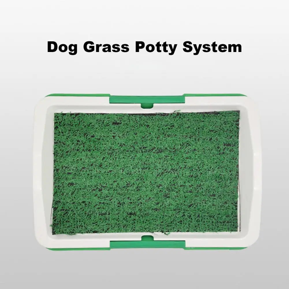 Portable Dog Grass Pee Pad – Reusable Pet Potty Training Mat for Indoor/Outdoor Use