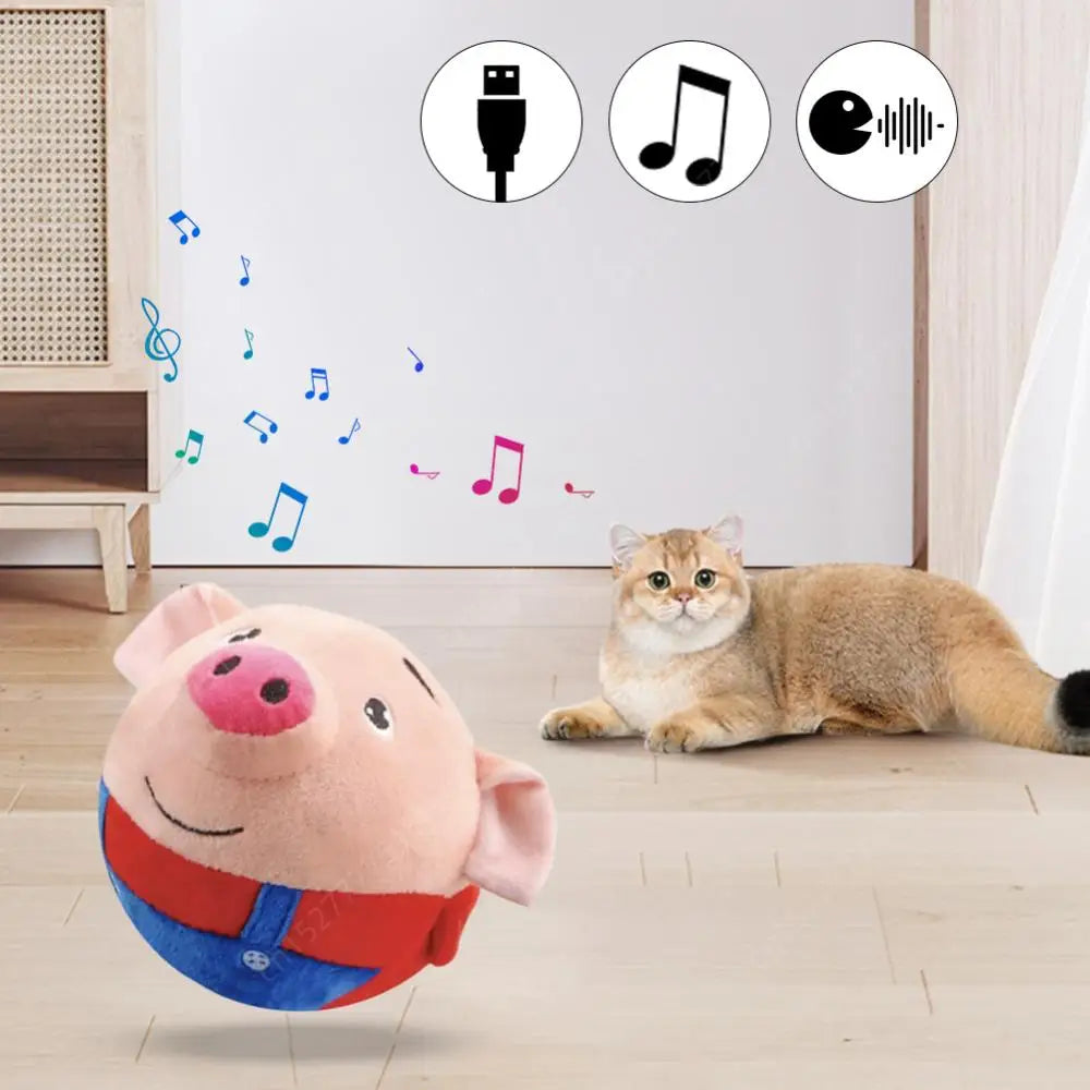 Talking Plush Ball Dog Toy – Interactive Bouncy Play 🧸🐾
