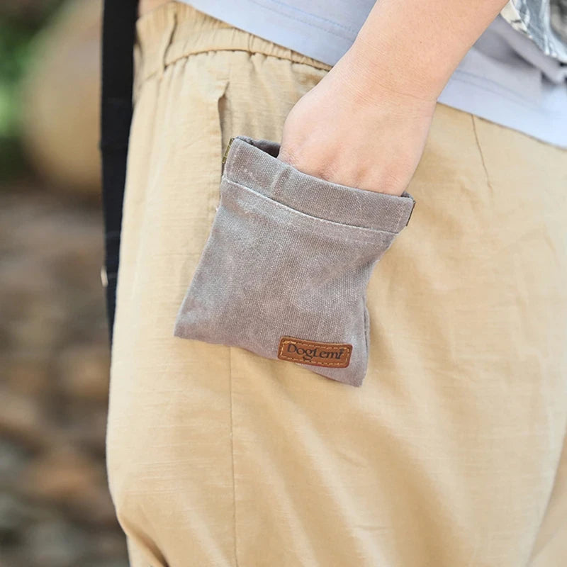 Dog Training Treat Pouch – Portable Outdoor Snack Bag for Pets with Oil-Resistant Interior