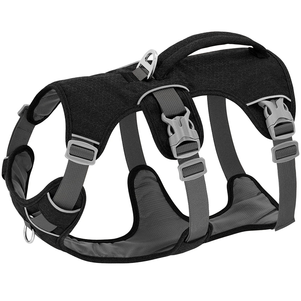 🐶 Escape-Proof Reflective Dog Harness – Durable Nylon Vest with Handle for Small to Large Dogs