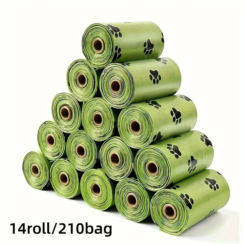 36 Rolls (540 Bags) Leak-Proof Dog Poop Bags – Paw Print Design Pet Waste Bags for Outdoor Cleaning