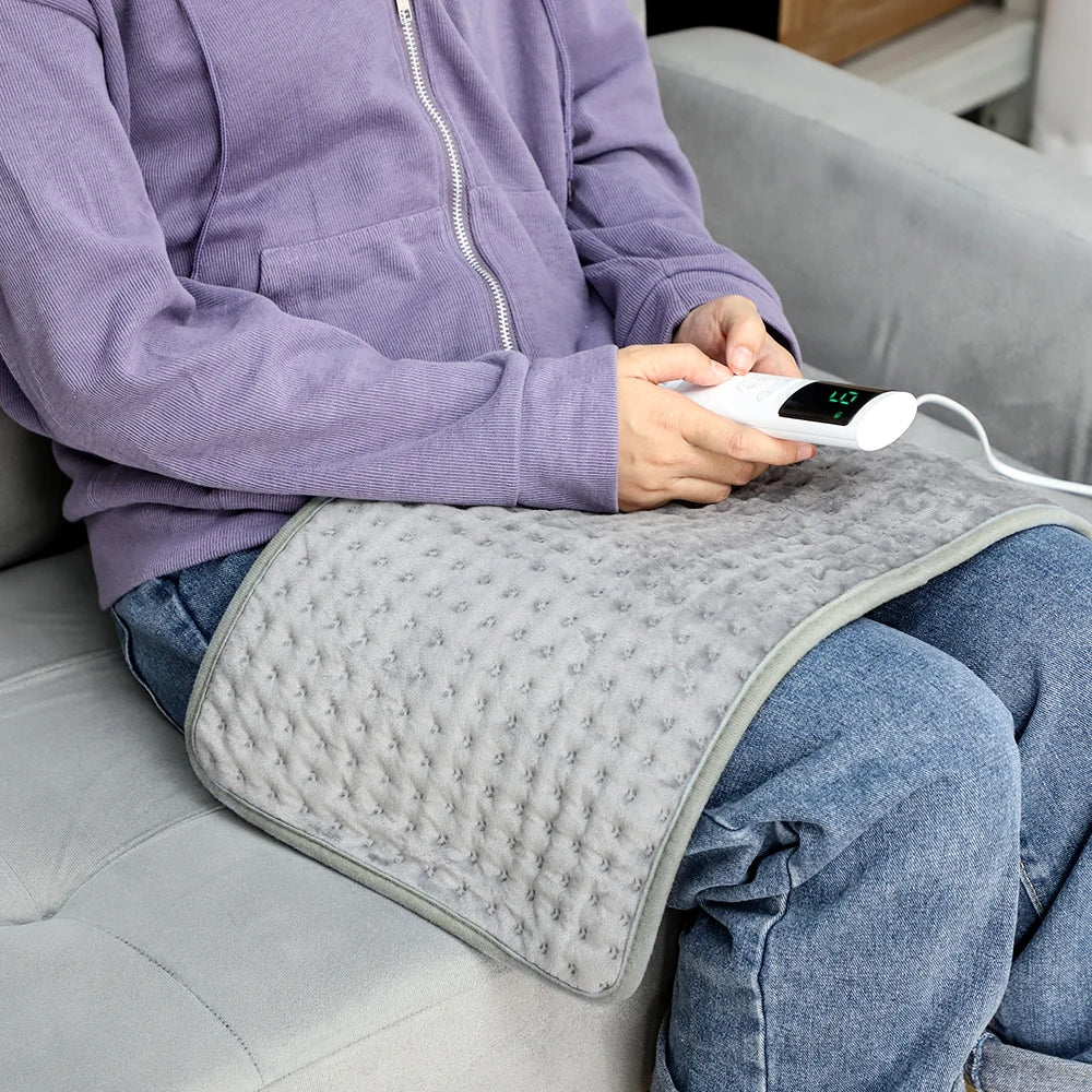 🔥 Electric Heating Pad Blanket – Thermal Shoulder, Abdomen & Back Warmer for Winter Fatigue Relief