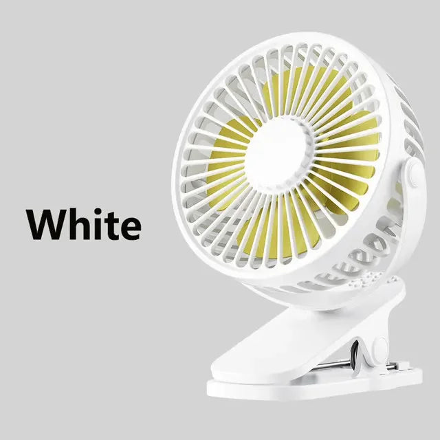 🌀 Xiaomi USB Handheld Clip Fan – Portable Rechargeable Mini Fan for Students & Travel