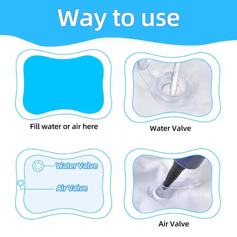 Summer Cooling Pet Water Bed – Inflatable Sensory Play Mat for Dogs & Cats