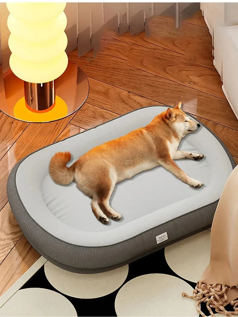 Plush Dog Bed – Cozy Cushion for Small to Large Dogs & Cats, Soft Pet Mat Blanket for All Breeds