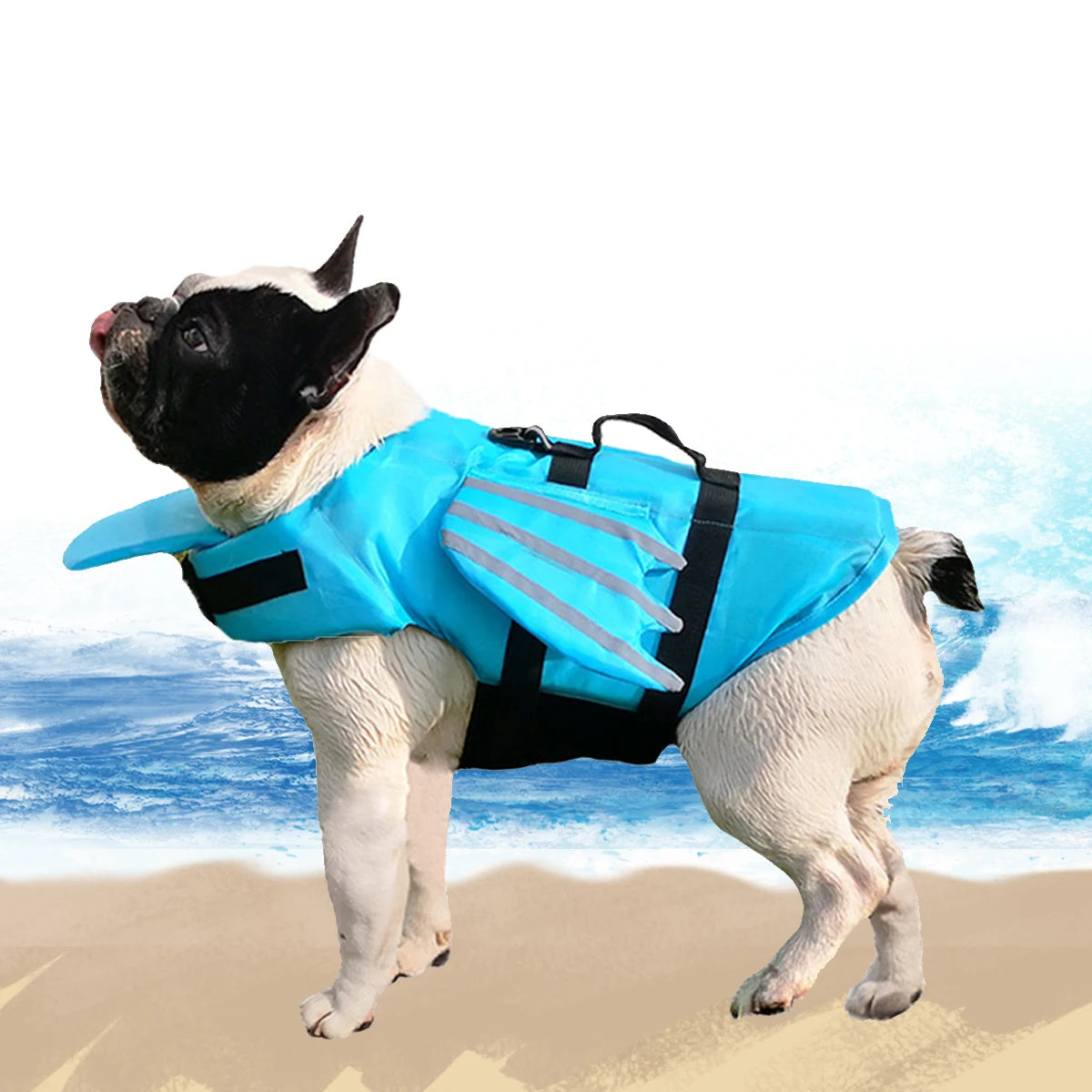 🐶 Dog Life Jacket – High Buoyancy Safety Vest with Rescue Handle (S/M/L)