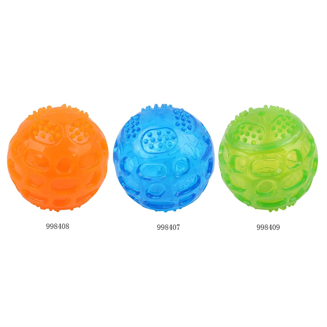 Waterproof Squeaky Dog Ball – Bite-Resistant Chew & Training Toy ⚽🐾