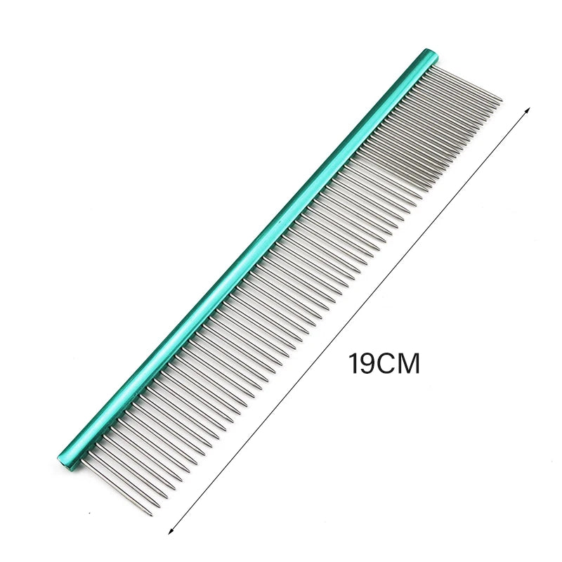 Light Aluminum Pet Grooming Comb – 6 Colors Available