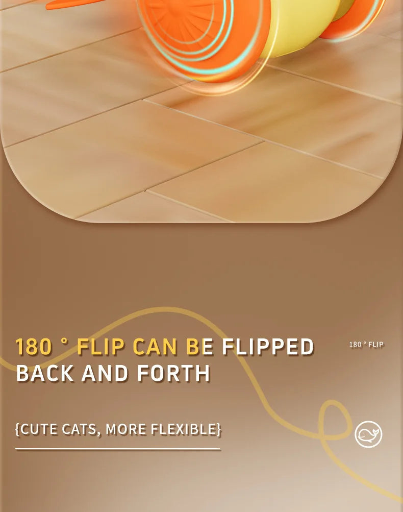 Interactive Electric Whale Cat Toy – Automatic Teaser Car with Obstacle Avoidance for Kittens