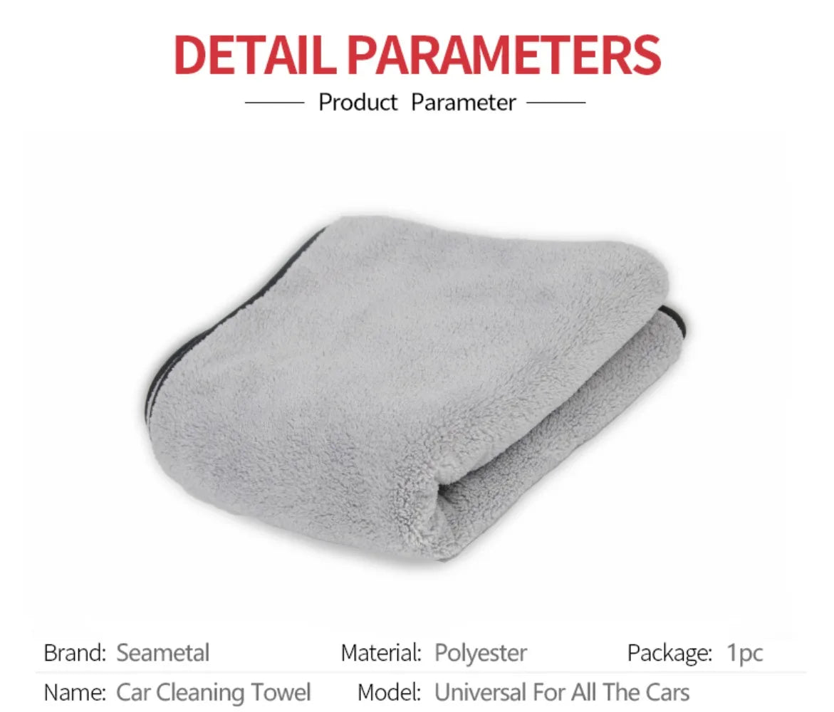 Microfiber Car Wash Towel – Fast-Drying, Extra Soft Auto Detailing Cloth