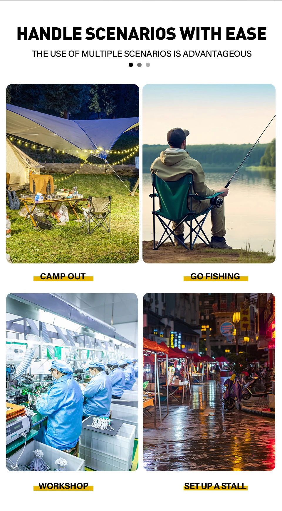 14 Inch Portable Rechargeable Table Fan with Solar Panel Powered and AC Charger Dual Input for Household, Camping, Fishing