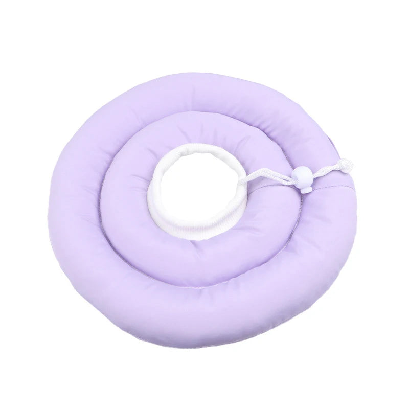 Soft Pet Recovery Collar – Cotton Elizabethan Neck Cone for Dogs & Cats – Anti-Scratch, Anti-Lick Wound Healing Headgear