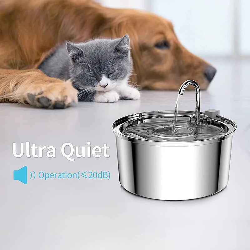 🐾 Replacement Filters for Stainless Steel Cat Water Fountain – Activated Carbon & Sponge Elements