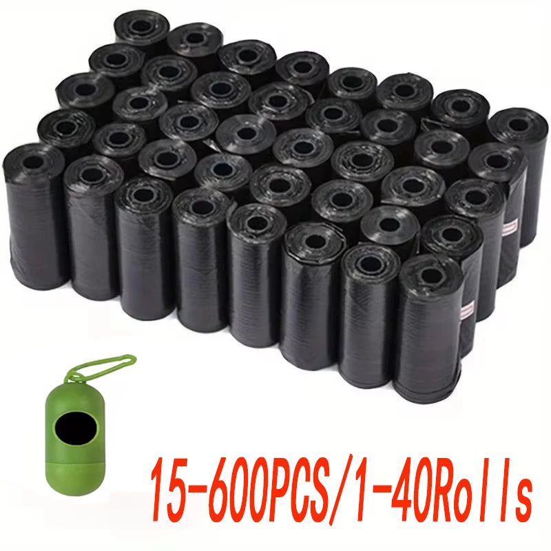 Biodegradable Dog Poop Bags – Leak-Proof Portable Pet Waste Bags for Dogs & Cats, Outdoor Walking Garbage Bags