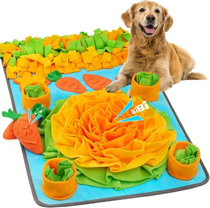 Large Snuffle Mat for Dogs – Interactive Stress Relief Training Mat & Slow Feeder Dog Treat Toy