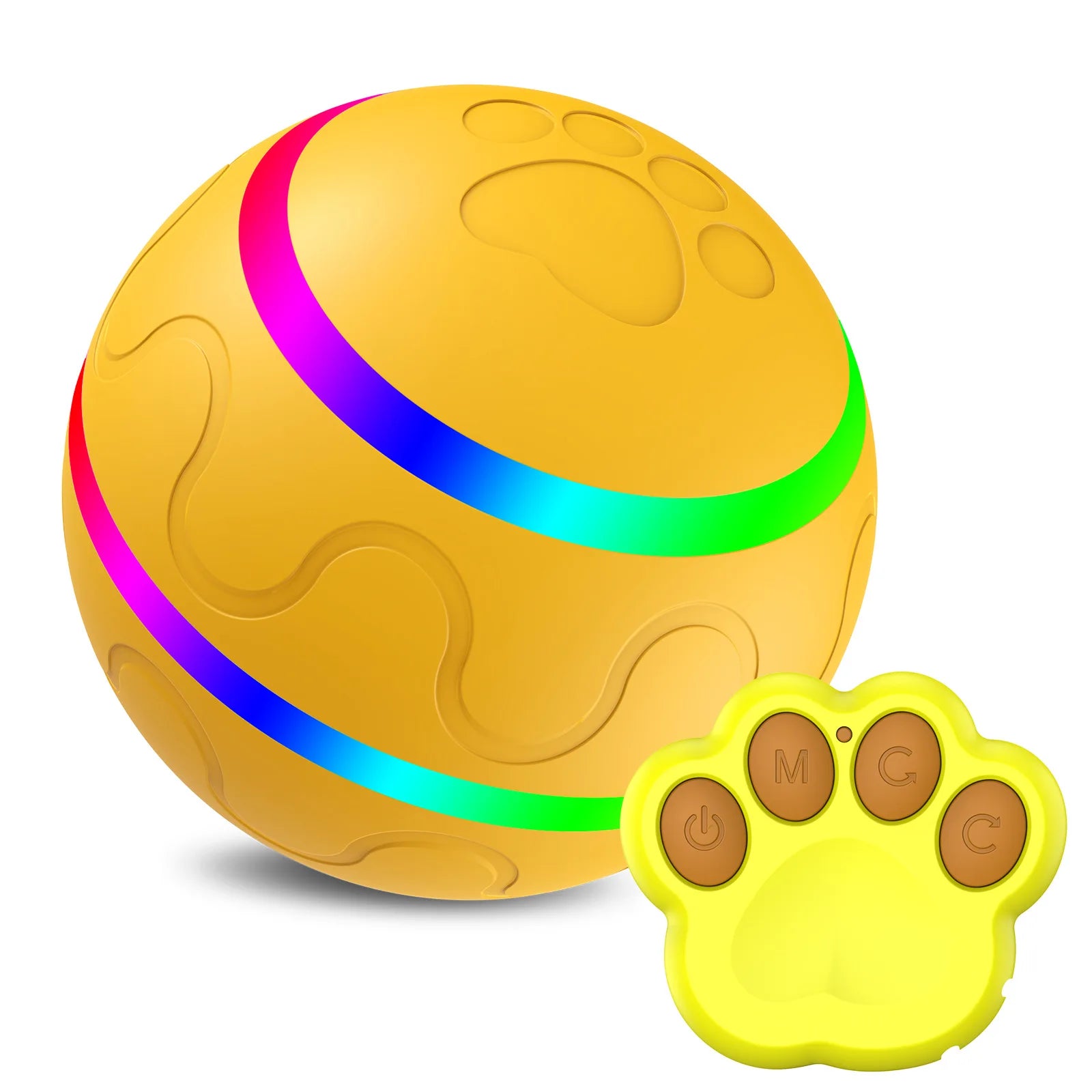 Interactive Dog Toy Ball with Remote Control, Active Rolling Ball for Dogs,Wicked Ball for Small Medium Large Dogs  pet toys