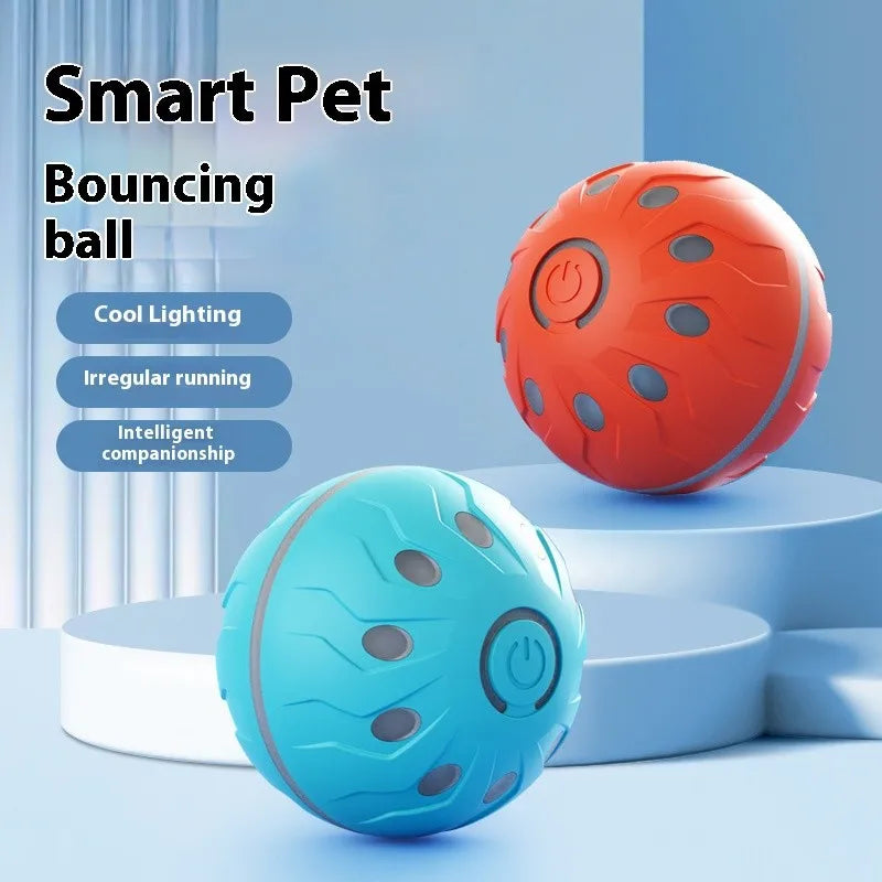 🎾 Automatic Bouncing & Rolling Smart Interactive Pet Toy Ball 🐾💡